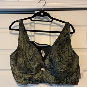 New w Tags Cacique by Lane Bryant Bathing Suit Top